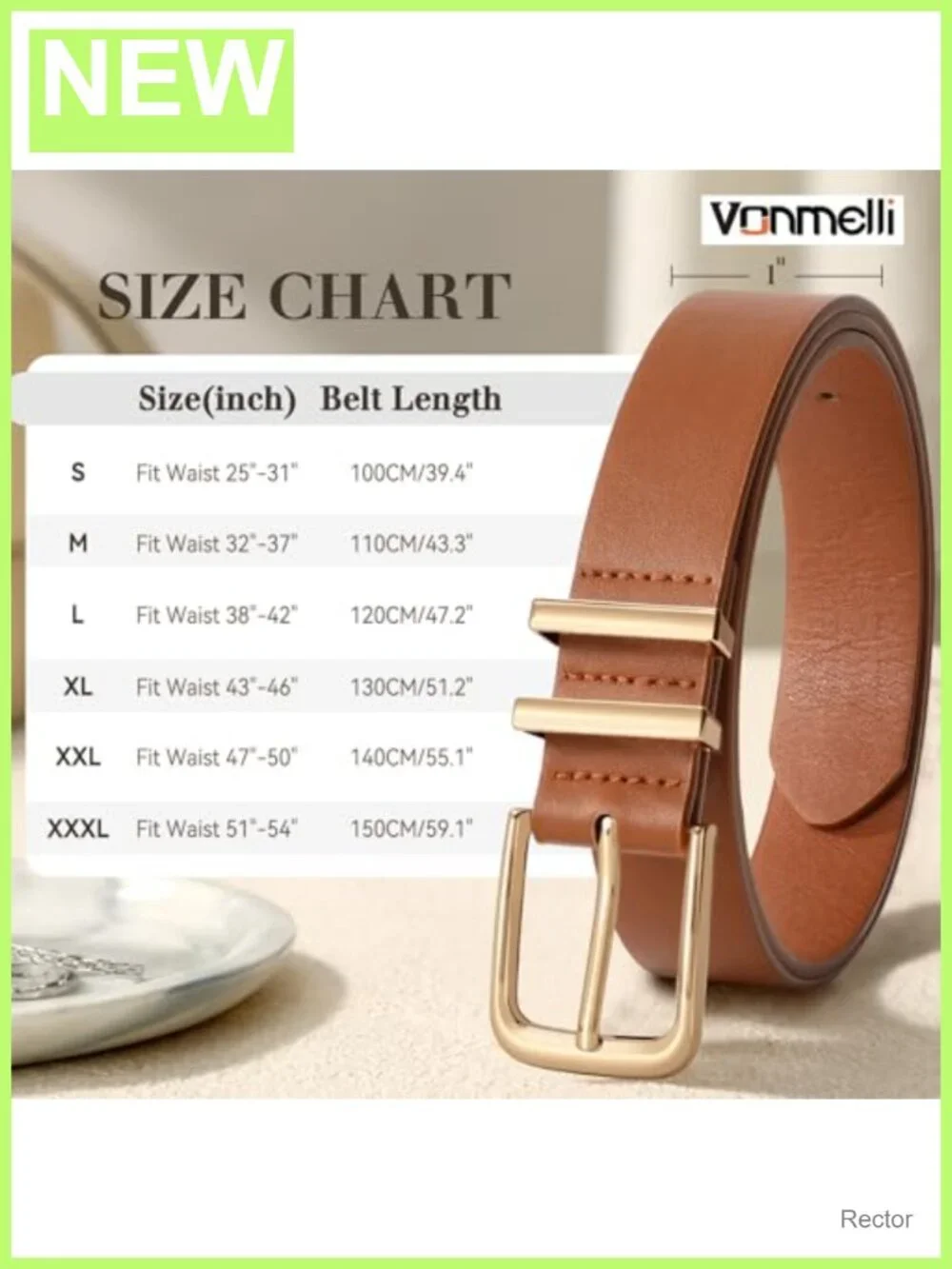 3 Pack Women's Belts Faux Leather Gold Buckle Adjustable Dress Belt